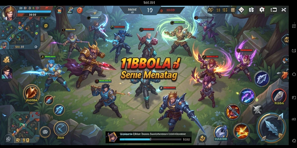 Gameplay seru dan kolaborasi tim dalam 11BOLA.