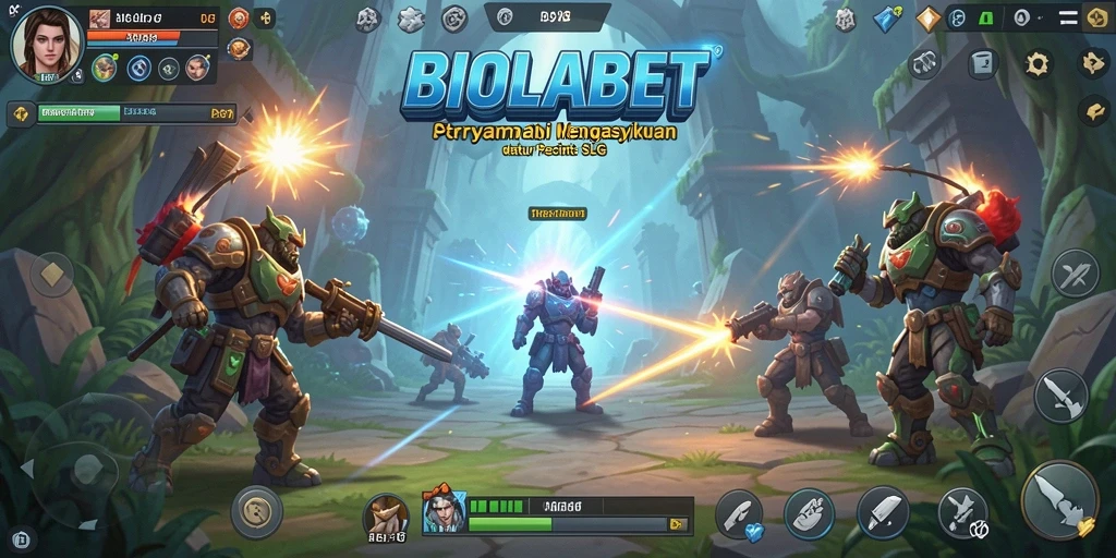 Tampilan gameplay seru dari BIOLABET yang menampilkan aksi SLG.