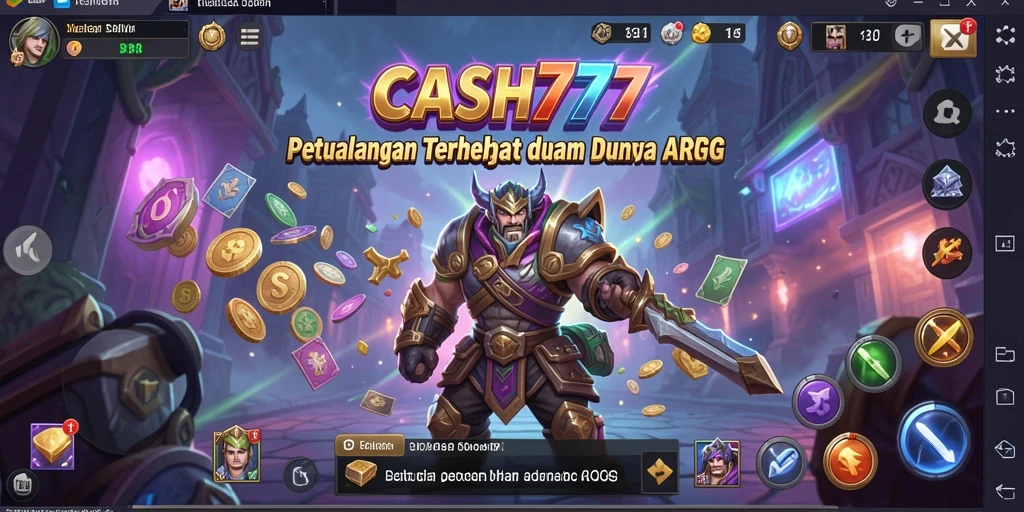 Gameplay mendebarkan dalam dunia petualangan CASH777.