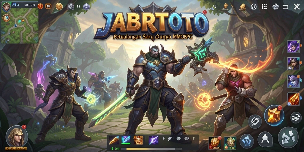 Gameplay seru dalam petualangan MMORPG JABARTOTO.