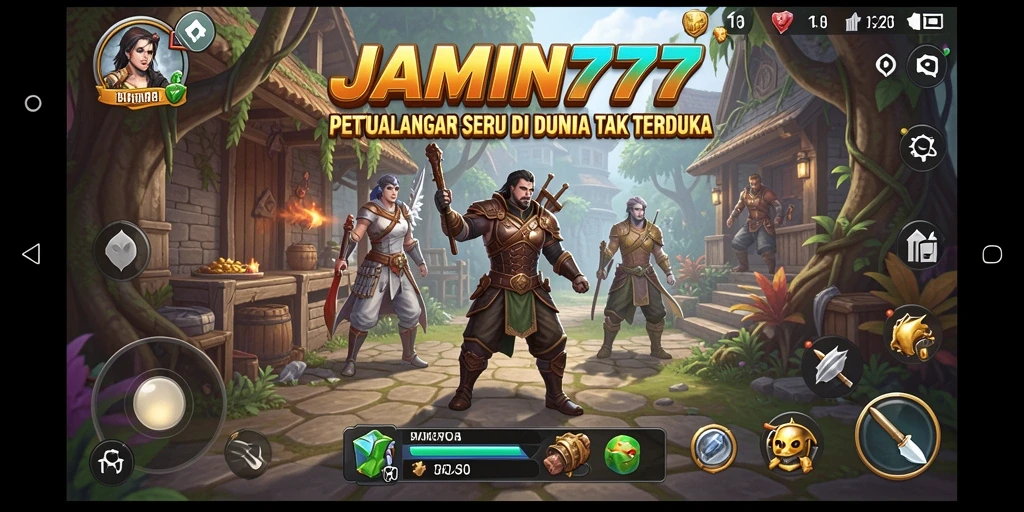 Screenshot menampilkan gameplay menegangkan di dunia petualangan.