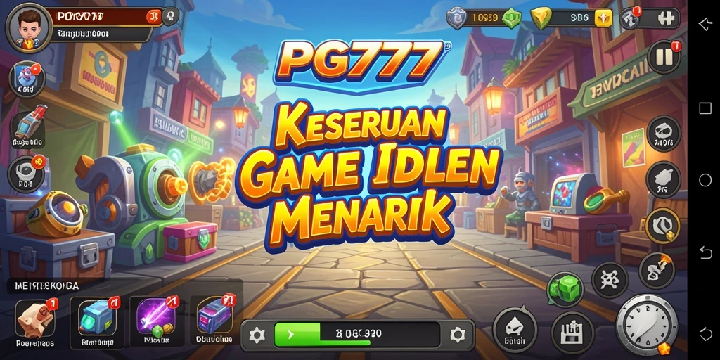 Tangkapan layar PG777 menampilkan gameplay yang seru dan karakter menarik.
