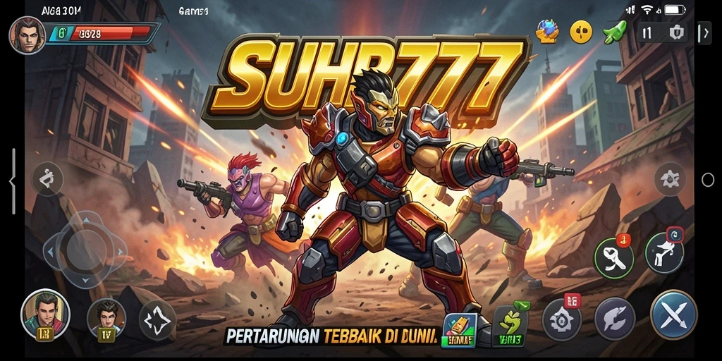 Gameplay pertarungan intens dan karakter dinamis di SUHU777.