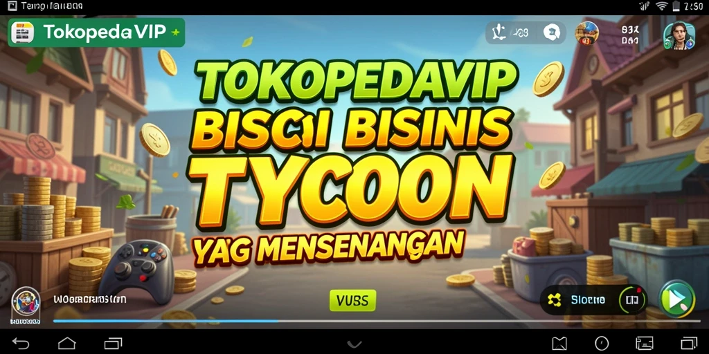 Tampilan gameplay TOKOPEDIAVIP yang menarik dan interaktif.